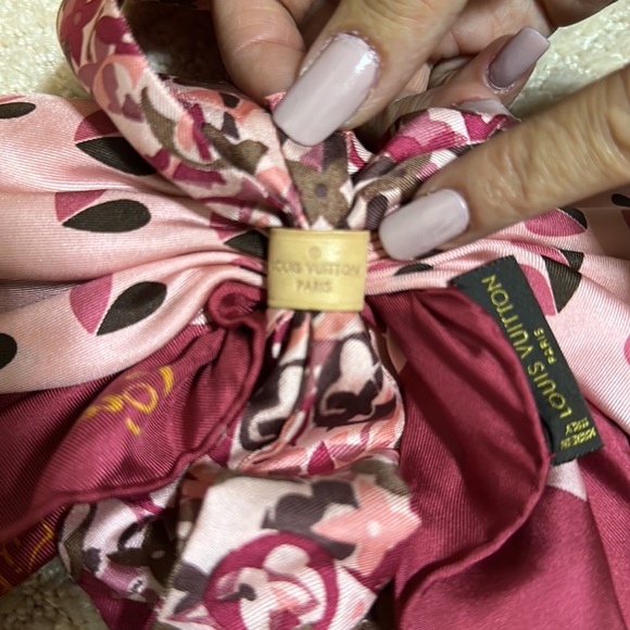 Louis Vuitton scarf - Special Edition - Neck Bow with leather - Picture 3 of 5